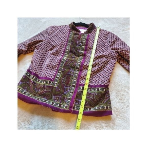 Isaac Mizrahi collab x target velvet blazer Y2K cotton blend - Picture 5 of 10